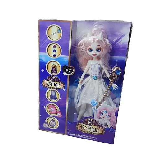 Лялька, 26 см, шарнірна, чарівна паличка, наліпки (В асортименті)