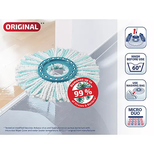 Насадка для швабри Twist Mop microduo 30 см (52104) - фото 3