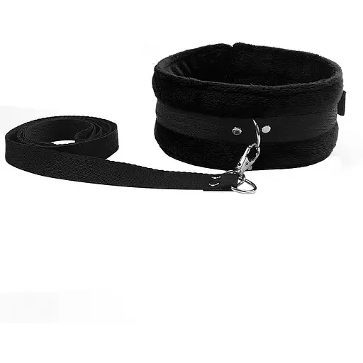 Набір нашийник Art of Sex - Soft Touch Light з повідцем та маска - фото 3