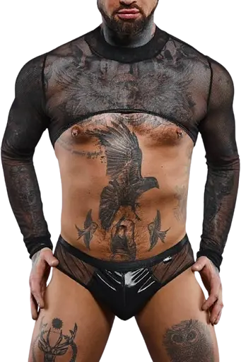 Топ с длинными рукавами Regnes Fetish Planet XXL (черный)