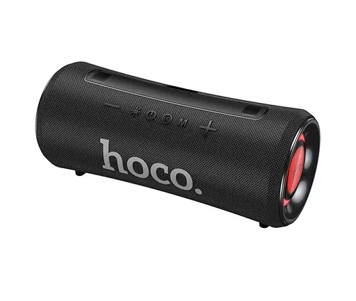 Колонка портативна Hoco HA10 Oleada з LED-підсвіткою чорна - фото 2