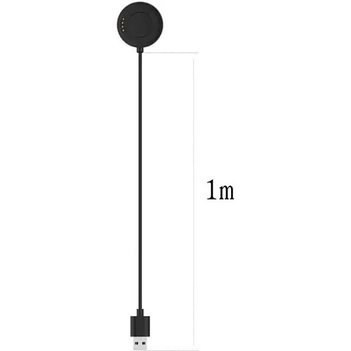 Зарядний пристрій DK кабель (1m) USB для Xiaomi Amazfit 3 Stratos (A1928) (black) - фото 6