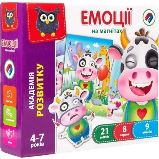 Магнитная игра Vladi Toys Эмоции VT5422-05 (4820195056813) - фото 1