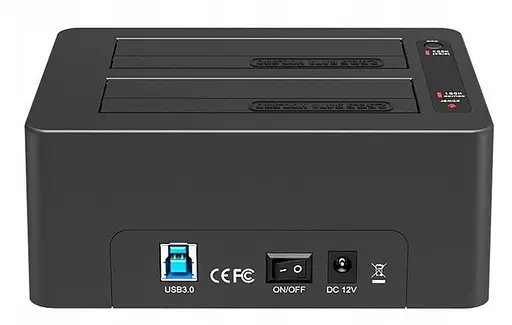 Внешний карман Maiwo клонир. для 2*HDD 2,5"/3,5" SATA/SSD через USB3.0 (K3082A) - фото 4