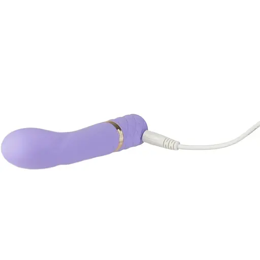 Роскошный вибратор Pillow Talk Racy Purple Special Edition Сваровски повязка на глаза + игра - фото 3