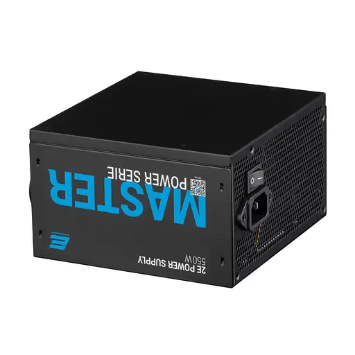 Блок живлення 2E MASTER POWER (550W), >80, 80+ White, 120mm, 1xMB 24pin(20+4), 1xCPU 8pin(4+4), 3xMolex, 5xSATA, (2E-MP550-120APFC) - фото 5