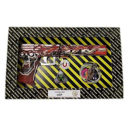 Збірна модель Гумостріл "USP КОНТРОЛЬНИЙ ПОСТРІЛ" ВОХ USP-KK - фото 2