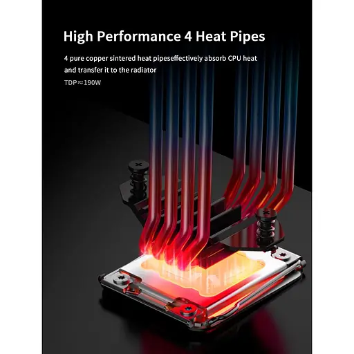 Кулер для процесора GameMax Gamma 90 Digital BK (Gamma 90 Digital BK) - фото 10