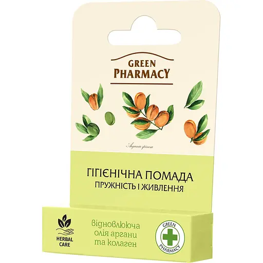 Гігієнічна помада Зелена Аптека Пружність та живлення, 3,6 г
