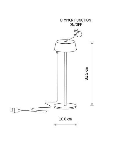 Світильник вуличний портативний Nowodvorski 11531 Amy LED 1x2W 3000K 170Lm IP54 білий - фото 6