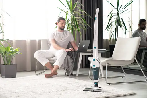 Пылесос беспроводной Ardesto 85 Вт автономная работа до 35 мин HEPA турбощетка с LED белый - фото 7