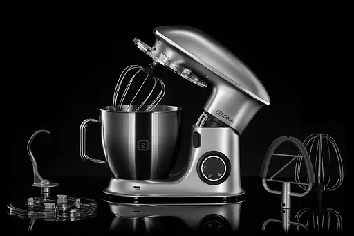 Тестомес миксер планетарный Zeegma PLANEET CHEF GREY 2200 Вт - фото 10