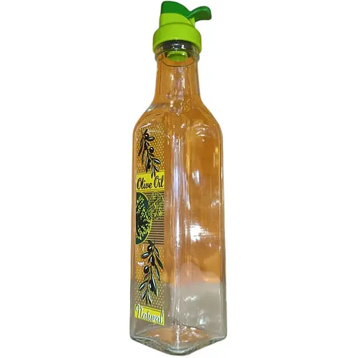 Пляшка для олії 250 мл з декором - фото 3