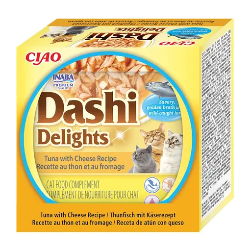 Ласощі Inaba Dashi Delights для котів тунець з сиром 70 г - фото 4