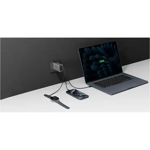 Сетевое зарядное устройство EcoFlow Rapid Charger 65W + Cable Type-C to Type-C (EFA-65W-GAN-CHARGER-EU) [122273] - фото 4