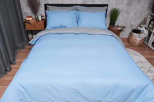 Пододеяльник Moon&Star Бязь Gold Люкс Nordic Gray Двуспальный 175x210 см - фото 2