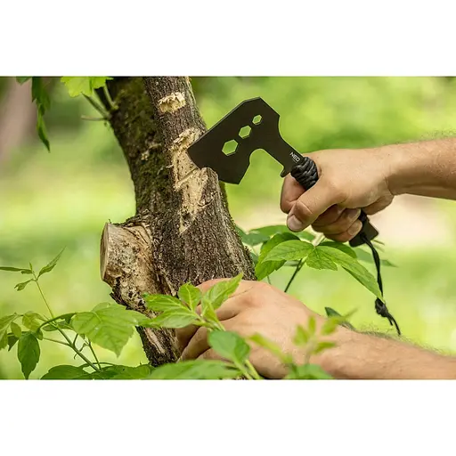 Топор Neo Tools 26см, лезвие 8см, 3Cr13, рукоятка из паракорда (63-118) - фото 9