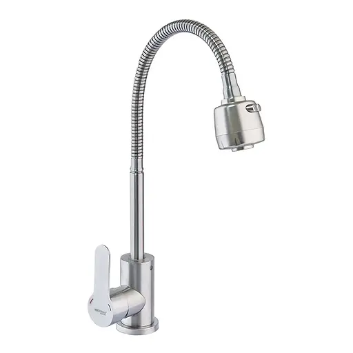 Смеситель для кухни Mixxus DAX-011 с рефлекторным изливом MI6076 Нержавеющая сталь - фото 1