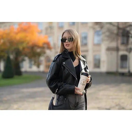 Термокружка Ardest Coffee Time 450 мл нержавеющая сталь бежевый - фото 9