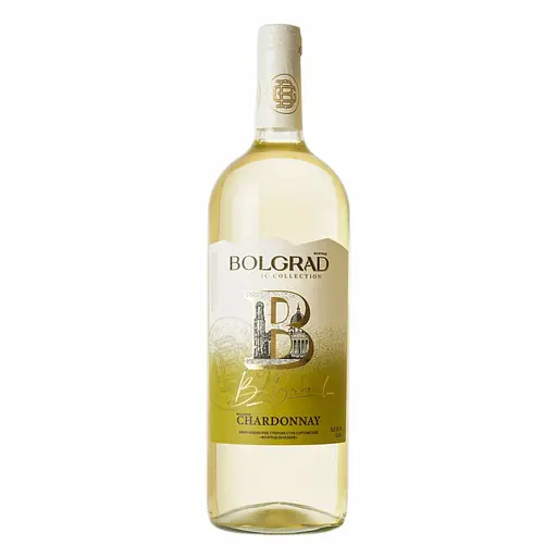 Вино Bolgrad Chardonnay белое сухое 1.5 л - фото 1
