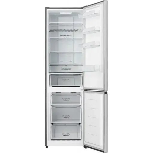 Холодильник Gorenje с нижн. мороз. камерой 200х60х60 см 2 двери 235(96) л А+ NF+ внеш. дисп серый - фото 3