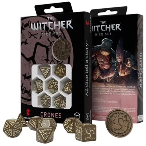 Набір кубиків The Witcher Dice Set. Crones - Weavess , 7 шт. (SWCR02) - фото 1
