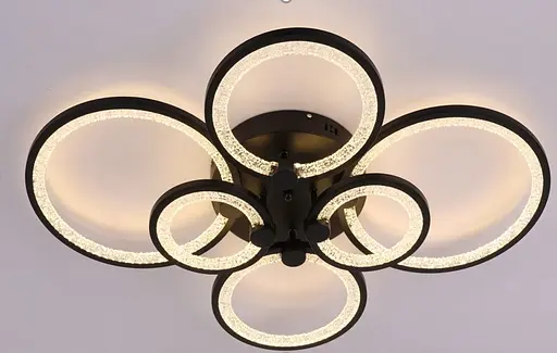 Люстра світлодіодна V K39556-2+2+2 TL BK - фото 2