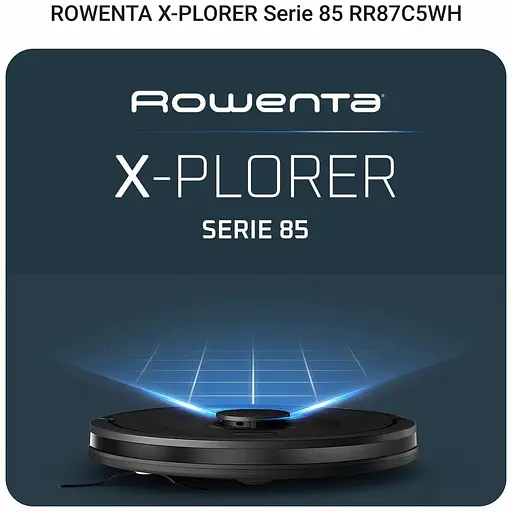 Робот-пилосос Rowenta X-Plorer Serie 85 миючий чорний (RR87C5WH) - фото 5