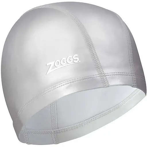 Шапочка для плавання Zoggs Nylon-Spandex Pu Coated Cap Сірий (1000-465034.SI)