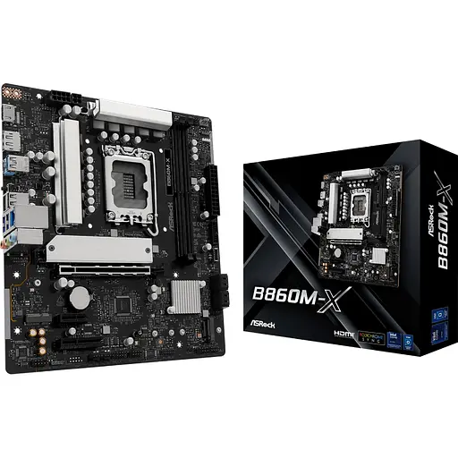 AsRock B860M-X (1851/B860, 2*DDR5, PCIex16, HDMI/DP, 4xSATA, 2xM.2, 2.5Glan, 7.1ch, mATX) - фото 6
