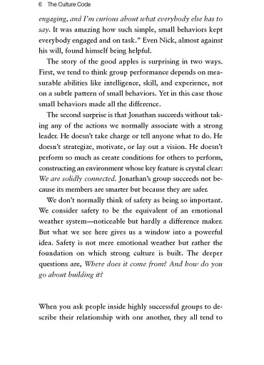 The Culture Code: The Secrets of Highly Successful Groups - фото 8