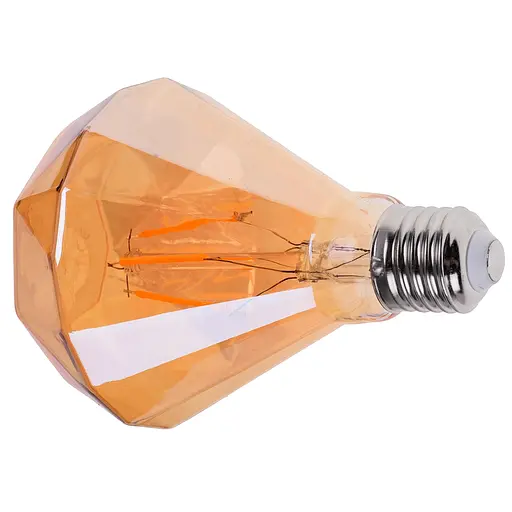 Лампа Brille светодиодная LED 6W E27 COG WW PZ95 Amber 220 В - фото 5