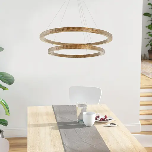 Потолочный светильник Brille подвесной лофт светодиодный BR-931S/40W WW G - фото 8