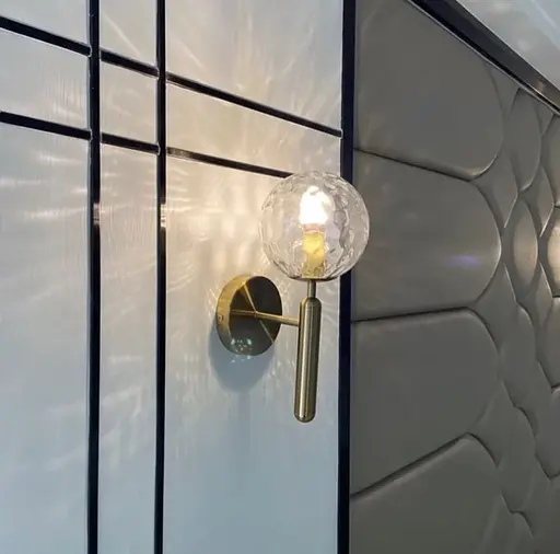 Бра з прозорим або білим матовим плафоном Арт. A 201/1 W Line F - фото 7