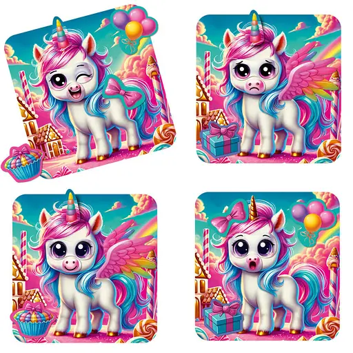 Игра развивающая "Эмоции Единорожки" Vladi Toys VT3220-01, 14 магнитов - фото 3