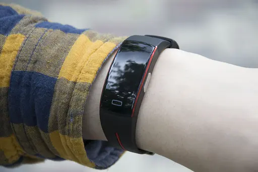 Розумний фітнес-браслет Jiks Fit з тонометром та виміром ЕКГ (Чорно-червоний) - фото 6