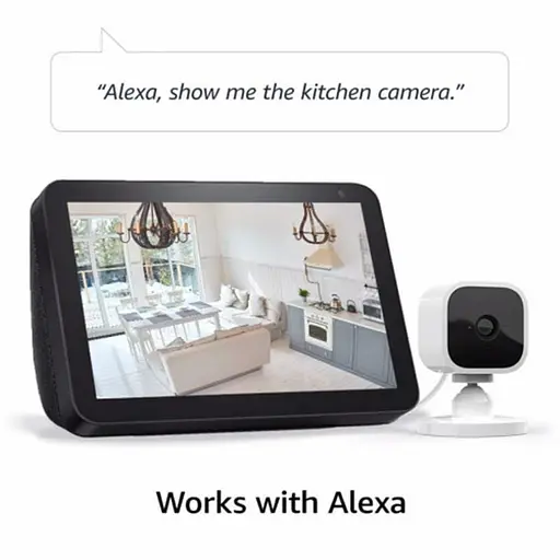 Набір з 2 IP-камер Amazon Blink Mini 1080P HD Indoor Smart Security - фото 5