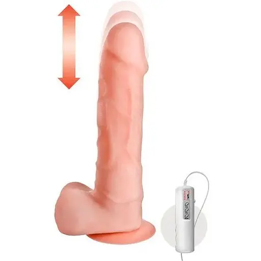 Фаллоимитатор-пульсатор с вибрацией Real Body - Magic Ram - фото 2