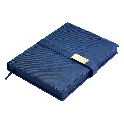 Ежедневник недатированный Buromax Leroy A5 искусственная кожа 336 страниц синий (BM.20780-02) - фото 4