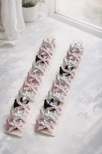 Прикраса м'яким стійким кріпленням зачісок 10 шт. - фото 1