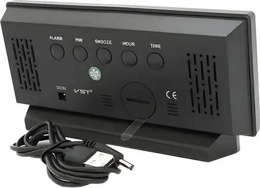 Годинник настільний VST 897L із дзеркальним LED-екраном - фото 2