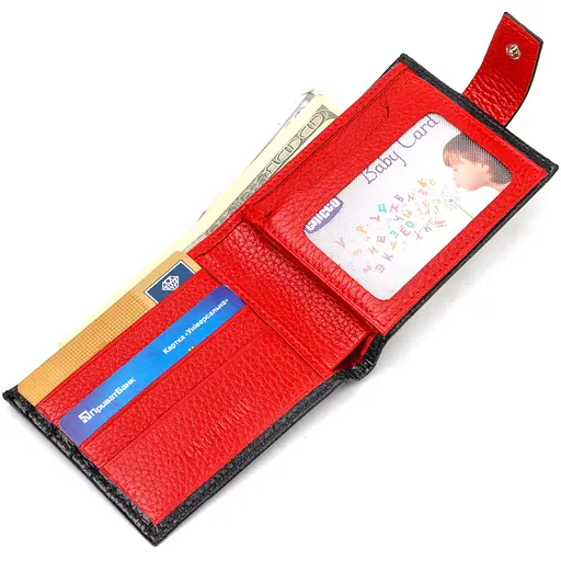 Мужской кожаный кошелек Canpellini 11х8.3х1 см acs0025707 - фото 4