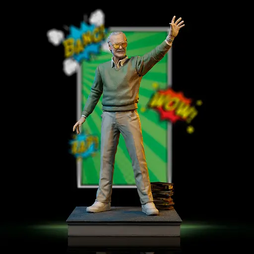 Статуэтка Marvel Stan Lee Legendary Years - 1/10 (Стен Ли) 21 см - фото 7