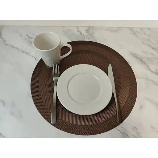 Килимок для сервірування Versailles VS-PM3045-40 круглий шоколад 38 см 1 шт. (136358) - фото 2