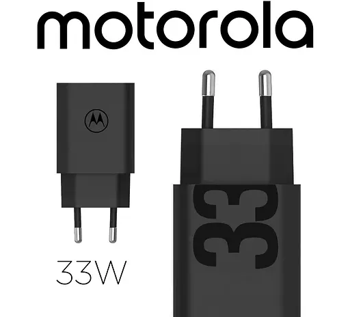 Зарядное устройство для Motorola 33W комплект с кабелем USB-A to USB-C (MC-332L) черный - фото 5