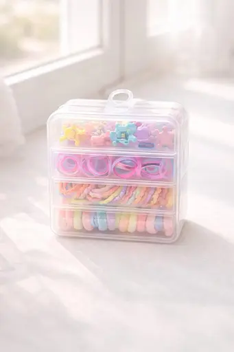 Різнобарвні еластичні гумки та затискачі - фото 3
