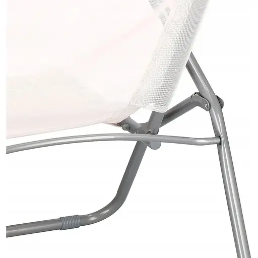 Крісло-шезлонг Jumi розкладний кремовий - фото 5