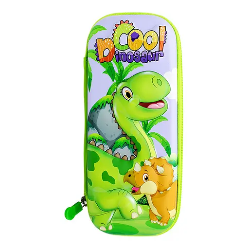 Пенал жесткий объемный Дракончик, 21.5x8.5x9.5 см, PVC (в ассортименте)