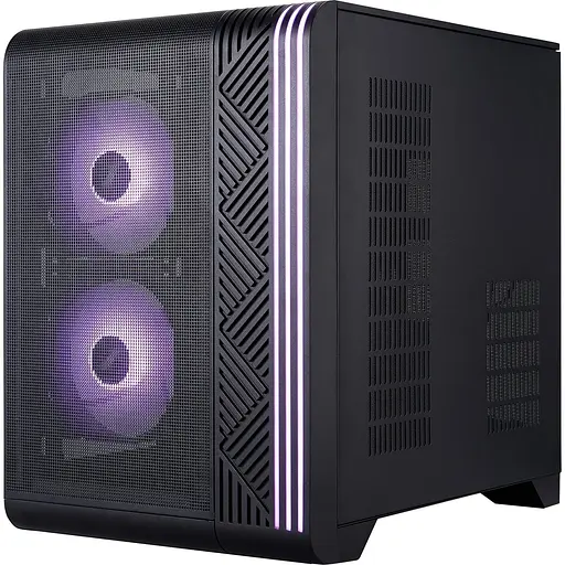 Корпус 1stPlayer VT5-BK-3F7 Black [155741] - фото 2