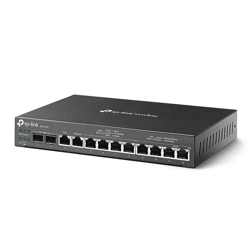 Мультисервисный маршрутизатор TP-Link ER7212PC 8xGE LAN (8xPoE), 1xGE WAN, 1xGE WAN/LAN, 2xGE SFP WAN/LAN, 110 Вт - фото 3